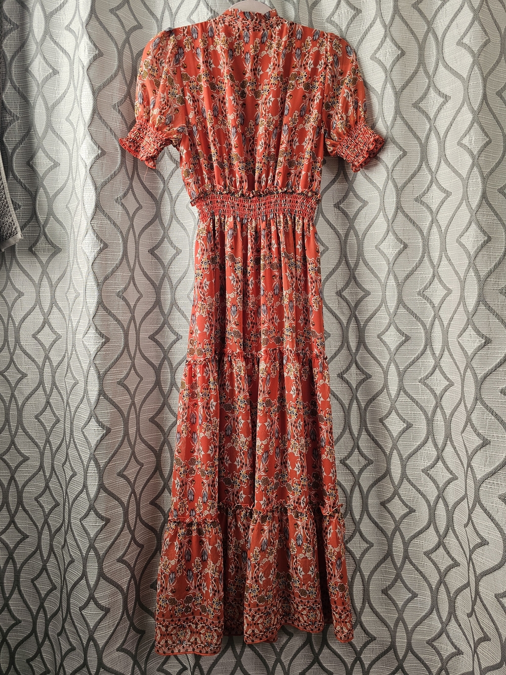 Max Studio Coral Floral Maxi Dress - Picture 3 of 6